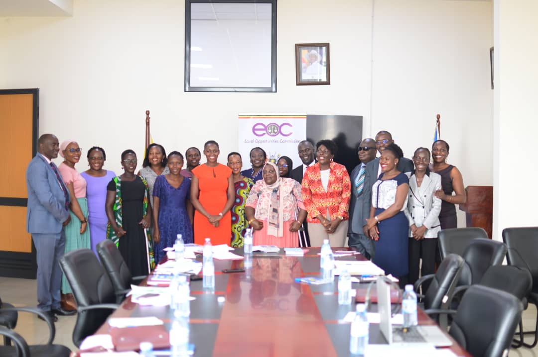 Earlier today, Hon. Safia Nalule Jjuko- Chairperson Equal Opportunities Commission & the technical staff held a fruitful engagement with the delegation from @WHRDNU. We agreed on various ways on how to work closely in the promotion of equal opportunities in Uganda.