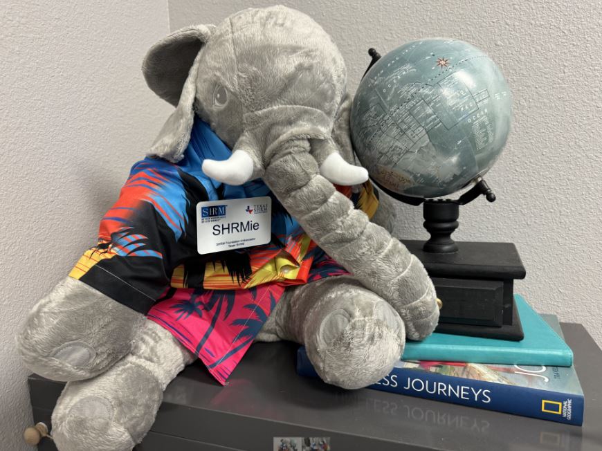 SHRMie is here! He travels the world representing the SHRM Foundation and he will be at our conference on Friday. Come back to this post to share your pics with him!
#centexshrm #texasshrm #SHRM #humanresources #SHRMfoundation