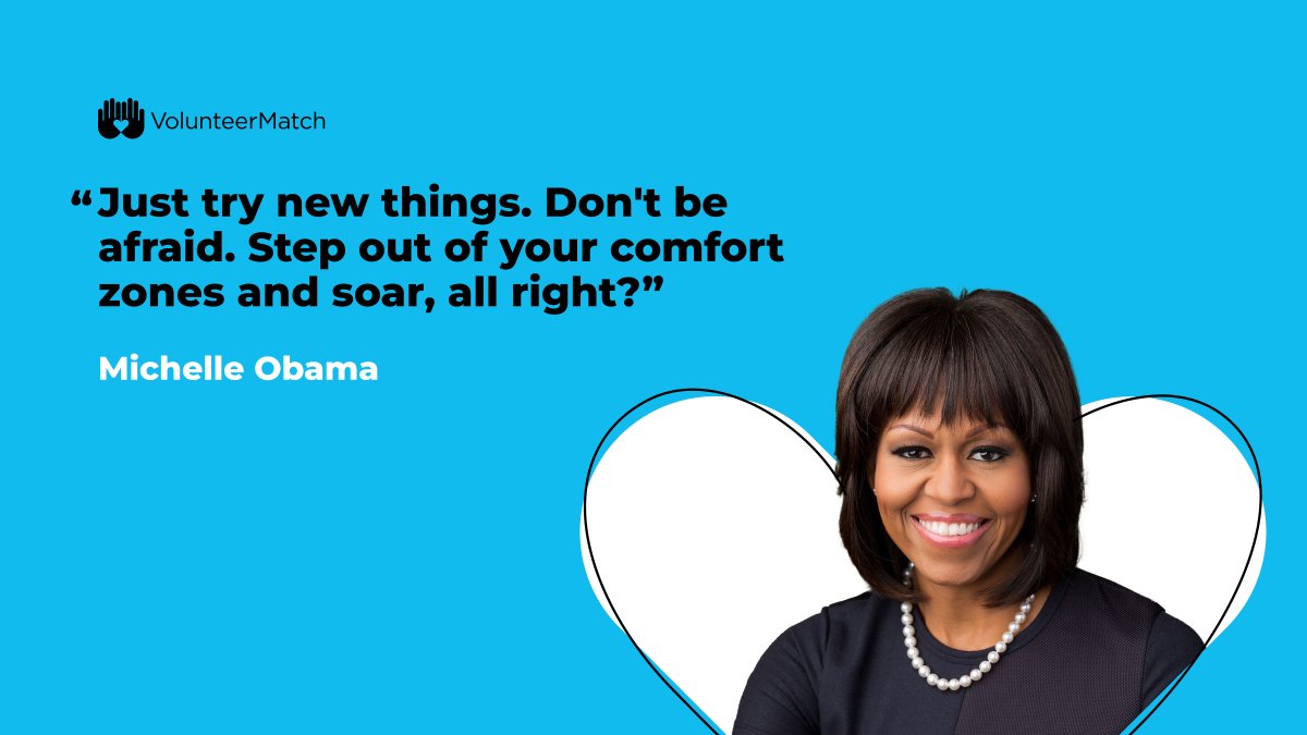 Step out of your comfort zone with a volunteering position. Explore your opportunity to soar on our website, via the link in our bio. 

#makeadifference #dogood #giveback #techforgood #michelleobama #volunteeropportunity