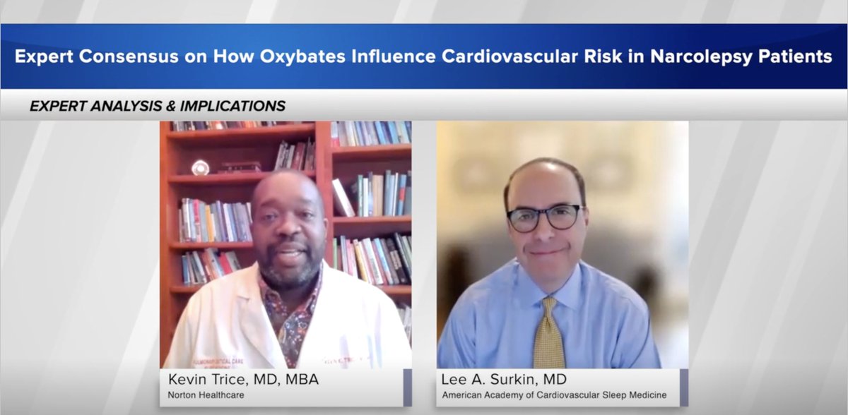 Drs. Kevin Trice and Lee A. Surkin outline - in 5 #CME minutes - how oxybates influence cardiovascular risk in narcolepsy patients. mededonthego.com/Video/program/… #cardiotwitter