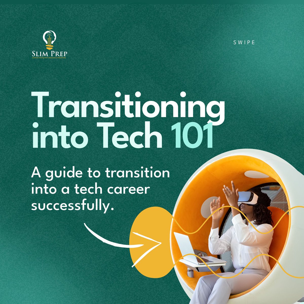 Are you curious about switching to a tech career but do not know how to go about it? We've got you. 😉 
Let's talk about some tips that could guide you through the transition process 👇🧵 
#transition #techskills #theslimprep #techcareer