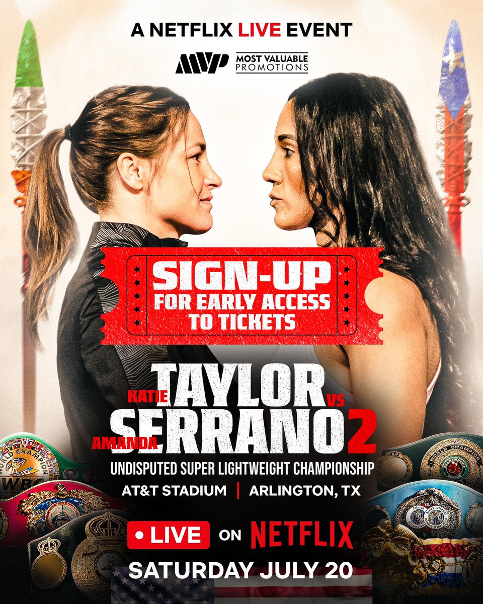 🎟️🔗 Early access sign up: mostvaluablepromotions.com/event-form/ #TaylorSerrano #PaulTyson
