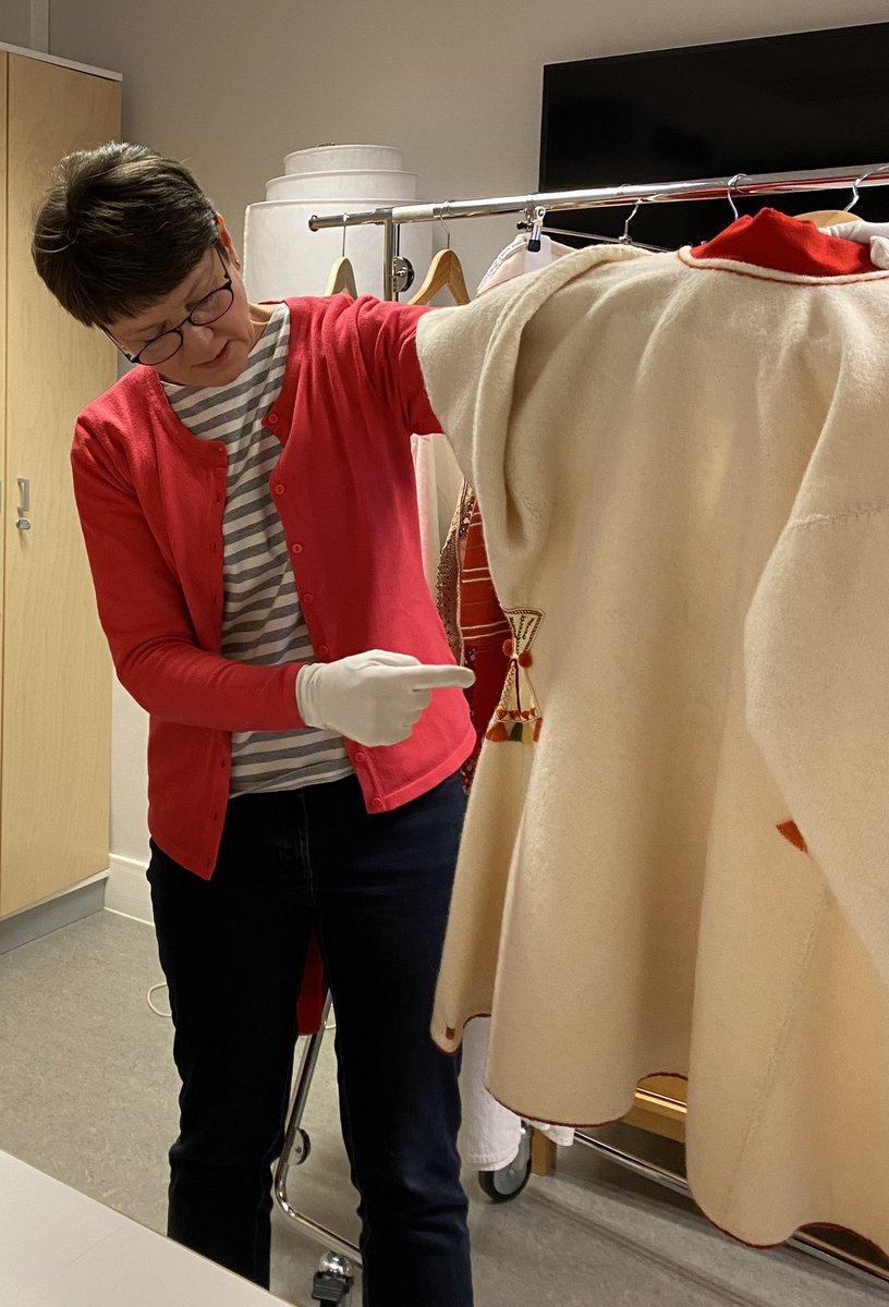 EU_TRACtion's tweet photo. The Helsinki TRACTion interviewed Taina Kangas, a National Costume consultant, at the National Costume Center of Finland. Kangas discussed her 40-year experience, focusing on Eastern Finnish Äyrämöinen costumes. Mari Kosunen translated the interview from Finnish to English. https://t.co/P9ZDZTtMBg