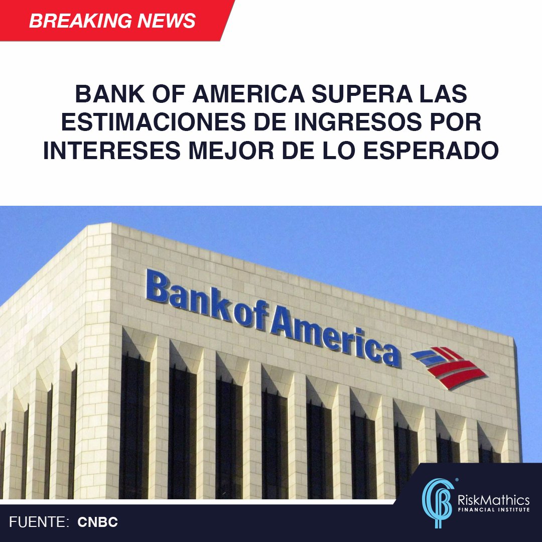 RiskMathicsFI's tweet photo. Permanece al día con las innovaciones más recientes en Finanzas, Trading, IA y Tecnología.: https://t.co/JU1QDq2gRK
#riskmathics #risk #NextGenerationInFinancialTraining #CNBC #BankOfAmerica #Bank #Dolar #FDIC #StockMarket https://t.co/aLcGOcvkO1