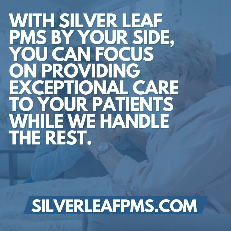 BobbiMarkel's tweet image. Good Morning! Ready to Make Today Count? With Silver Leaf PMS by Your Side, You Can Focus on Providing Exceptional Care to Your Patients While We Handle the Rest. Let's Crush Those Goals Together! #TuesdayThoughts #CrushGoals