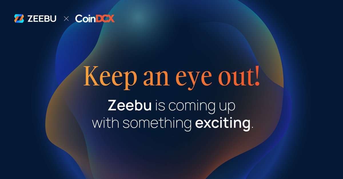 zeebuofficial's tweet photo. ✈️✨ The horizon of innovation beckons! #Zeebu, in collaboration with #CoinDCX, is gearing up to unveil something thrilling. 

👀Keep your eyes peeled for a reveal that promises to be a game-changer in the world of #Crypto.

💫Stay tuned for the big reveal. #ComingSoon https://t.co/tqnePlRpCi