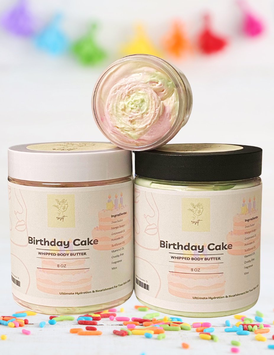 Smell like a freshly-baked birthday cake! Formulated with all-natural ingredients, your skin will be hydrated and nourished for a very long time! #birthdaycake #organicskincare

Link: resetyourselfcare.com/products/birth…