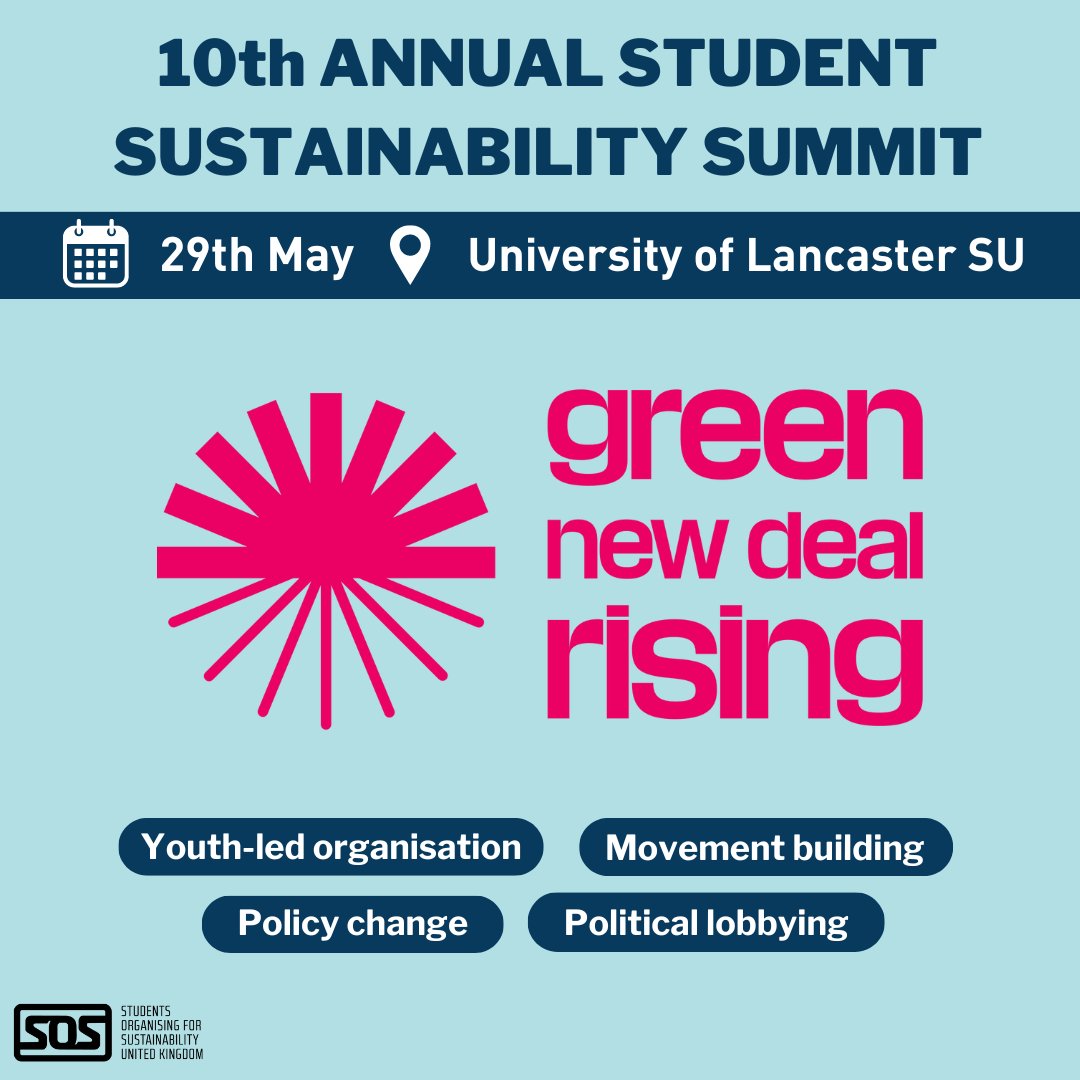 We're so excited to announce that @GNDRising will be on the keynote panel at this year's Student Sustainability Summit! Hear from GNDR about their work and how to get involved - get your ticket now: ow.ly/l6Vf50RhiSS. Full agenda being released later this week!