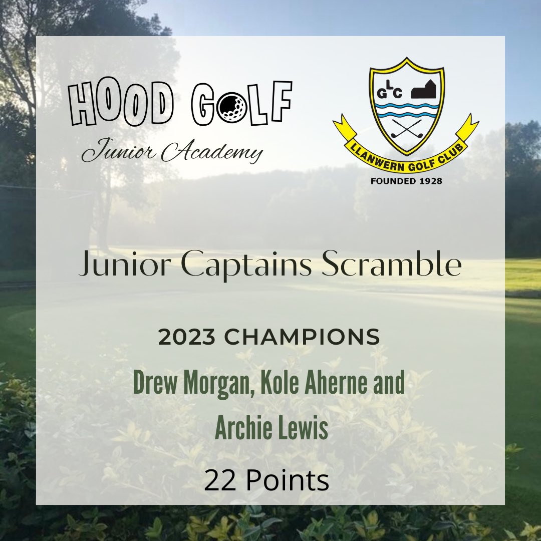 ScotHoodGolf's tweet photo. ⭐️ JUNIOR GOLF ⭐️

It was fantastic to witness numerous junior golfers hitting the course last Saturday for their first competition of the year, the 'Junior Captains Scramble.' 

Huge congratulations to Drew, Kole, and Archie for clinching the victory 👏🏼🏆 https://t.co/xATePGtnOD