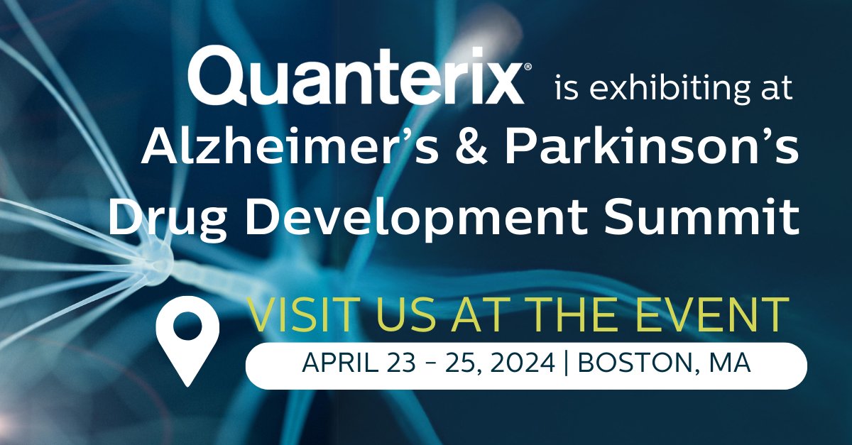 Exciting news! We're participating in the 12th Alzheimer’s & Parkinson’s Drug Development Summit in Boston, MA from April 23rd-25th, 2024. We'll be diving into groundbreaking research in neurodegenerative diseases. bit.ly/3vOnz81 #DrugDevelopment #Neurodegeneration