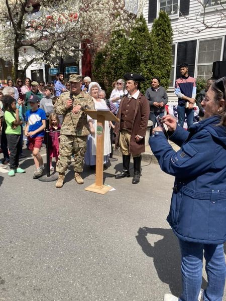 It was great to attend yesterday’s annual Patriot’s Day celebration here in Medford!