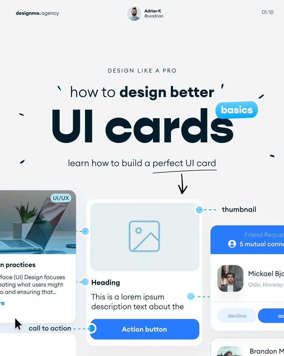 How to design better UI cards