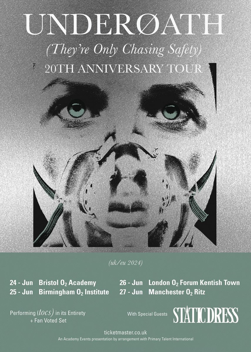 uk and us shows this year with underoath.