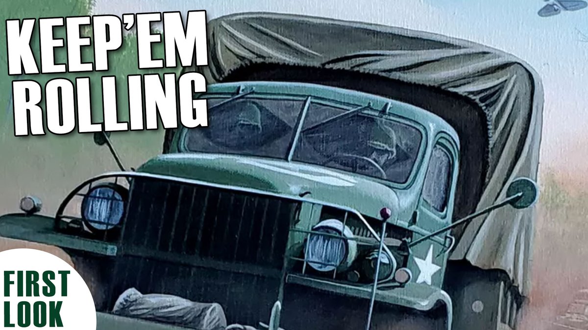 Lead your Allied forces across the Rhine in this World War 2 logistics and combat boardgame. A first look (and giveaway!) for Keep'Em Rolling Race to the Rhine: youtu.be/6i2fKVFIJ-w #wargames #boardgames @___PHALANX