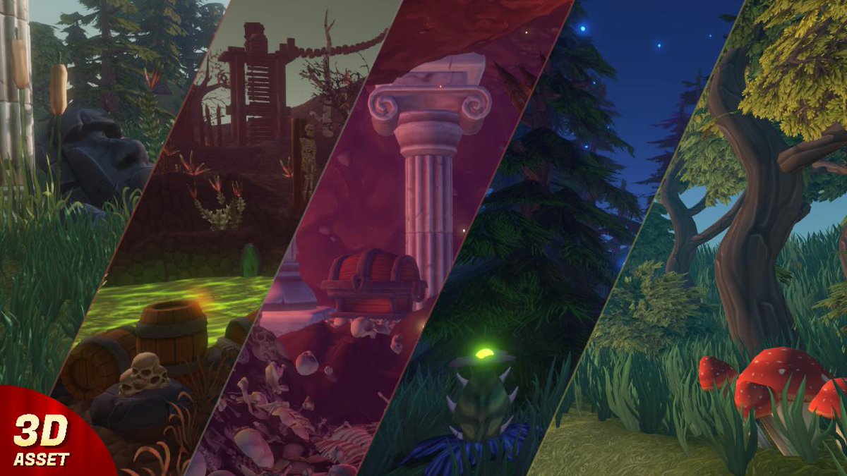 AssetsDc's tweet image. Enhance your project with the Stylized #3D Environment Pack.
Versatile #handpainted style for various genres

assetstore.unity.com/packages/slug/…

#GameDev #IndieDev #Unity3D #UnityAssetStore #GameDevelopment #IndieGame #GameJam #IndieGameDev #asset #3DAsset
