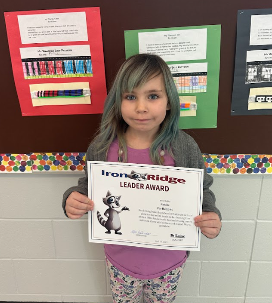 Natalie leads with Habit 4: Think Win-Win! She plans her day well to maximize her learning time. She works hard on her assignments & treats others with kindness & respect. #7Habits @blackfalds @WCPS72 #IEWeBelong