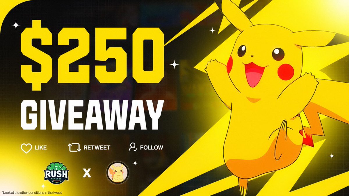 🚨 $250 CRYPTO GIVEAWAY 🚨 TO ENTER: ➡️ Follow @PikaGambles & @rushrewards ➡️ Like & RT ➡️ Tag 2 Friends Winners rolled in 7 Days ⏰ #CryptoGiveaway #CryptoGiveaways #LTC #ETH