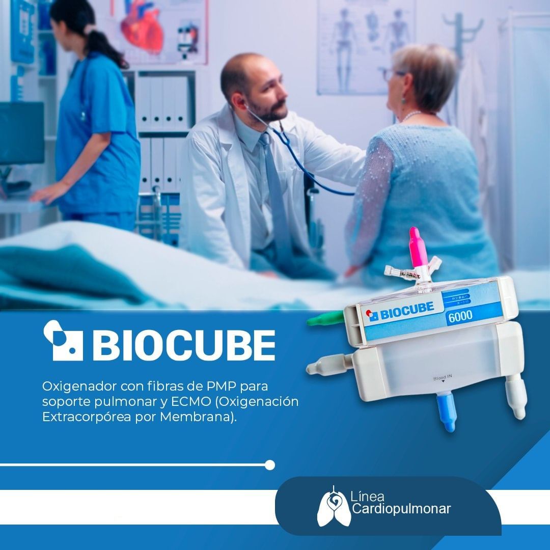 #Biocube #oxigenador #fibras #pulmonar #cardiopulmonar #salud #SomosNipro💙