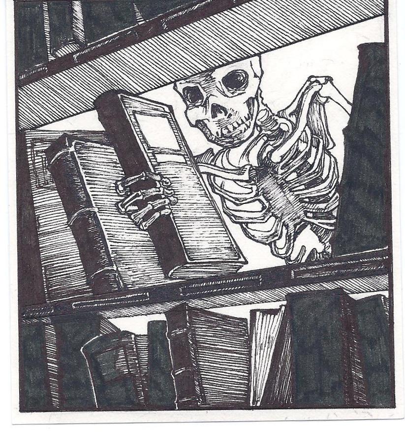 Happy #NationalLibrarianDay ! Artwork by Jessica Wiesel Reshelving #TheVictorianBookoftheDead #AisforArsenic or perhaps that Book with your name and date of death....