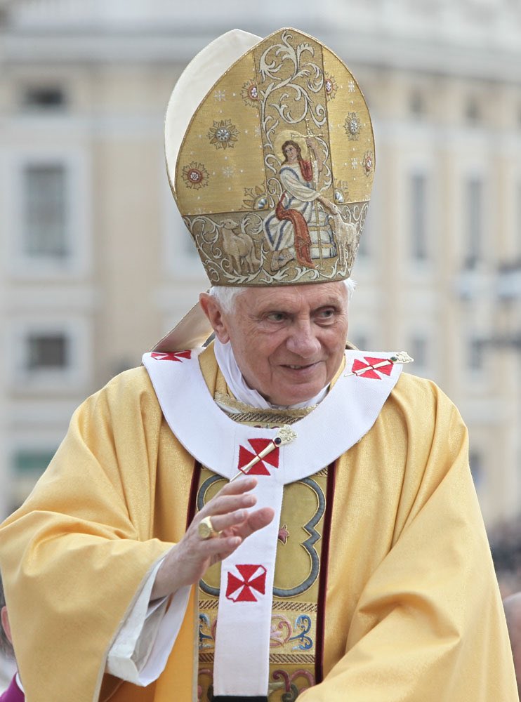 Happy Birthday Pope Benedict XVI, who was Pope when I converted. We miss you very much !