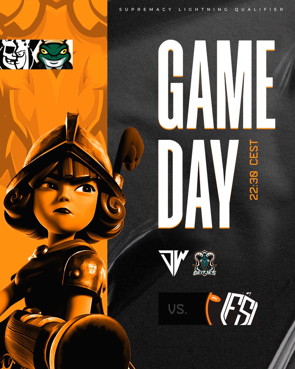 Geitjes1's tweet photo. #ClashRoyale | Matchday Q1 π¨
Today we face the βminiβ team of the FS organisation. The cards are shuffled well, but underestimating is not an option. We will do our best!
π @CR_Supremacy
βοΈ Round 2 Qualifier 1
π @FS_Outsiders
β° 22:30 CEST
#Geitjes π³π±π©πͺ
@SoberbiosL_2024 https://t.co/rO5KLBVElF