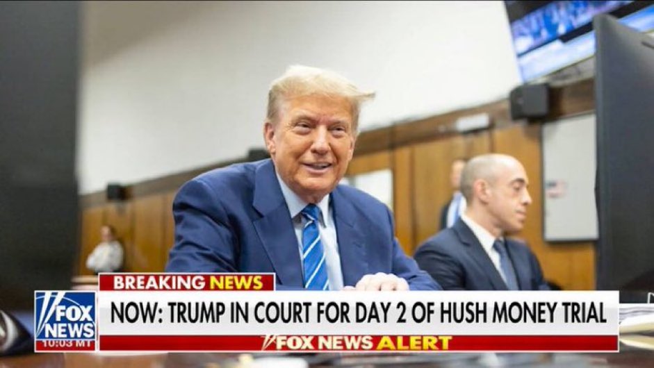 Trump smiling in the court today. Can’t stop this energy. This will backfire It’ll be Biblical 👊🏼