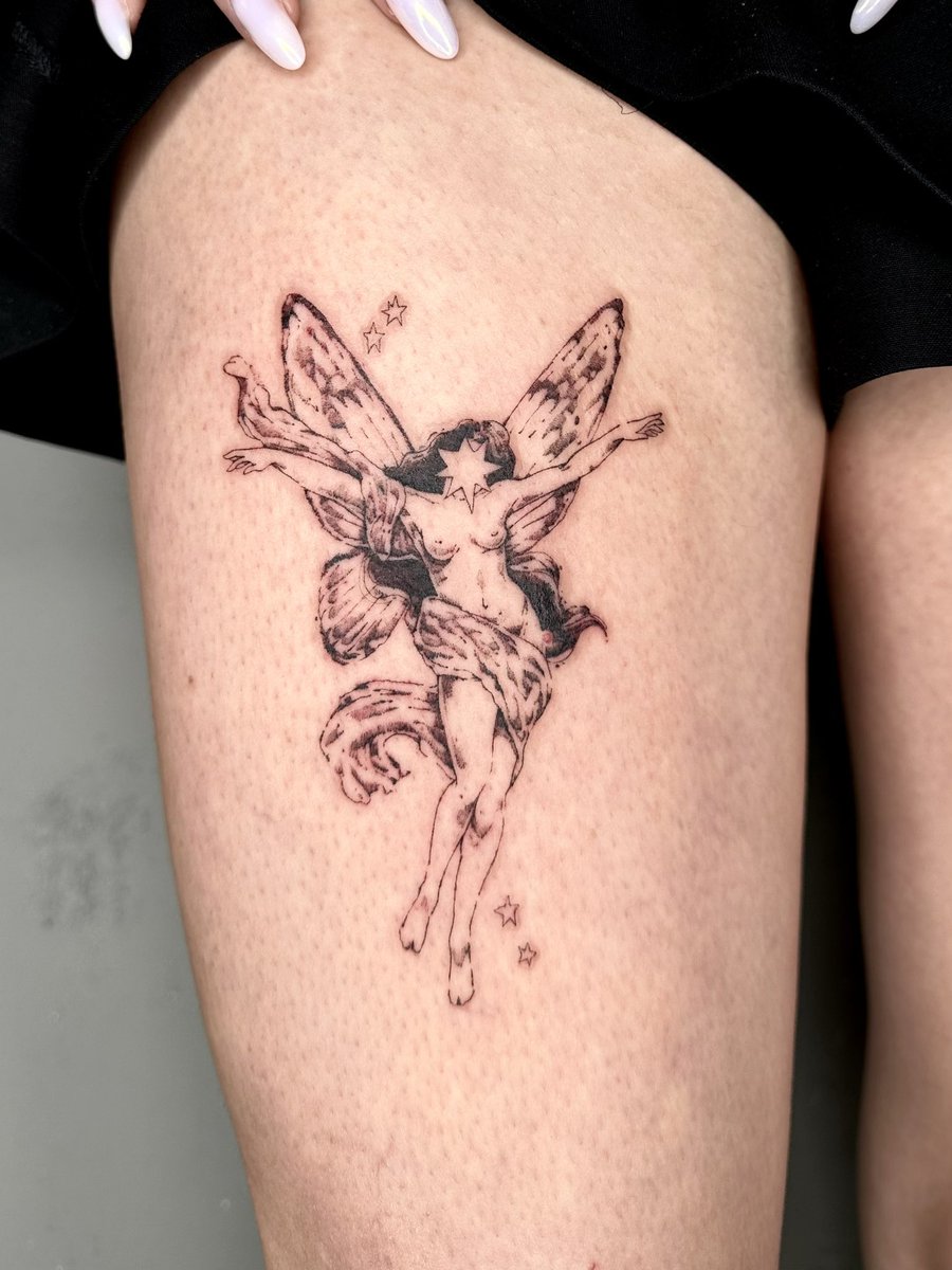 little fairy tattoo i did today🧚