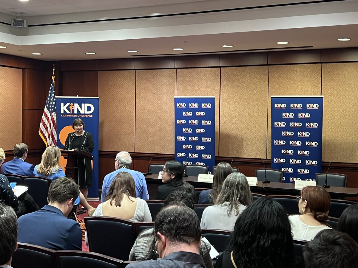 Today KINDs Wendy Young is joined by @RepScholten & @repdangoldman to discuss the importance of The Immigration Court Efficiency and Children’s Court Act- a bill that would require the immigration courts to create special child dockets and treat children like children, not adults