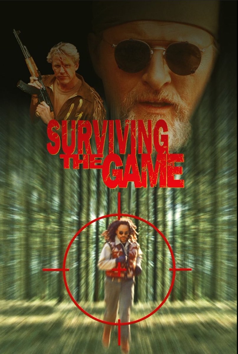 JunkfoodCinema's tweet photo. This week, @BriguySalisbury &amp; @Massawyrm are SURVIVING THE GAME…hopefully. 

Ernest Dickerson’s people-hunting-people flick finds a murderer’s row of murderers stalking @FINALLEVEL while each trying to out-crazy Gary Busey?!

RT now to stay in the game!

https://t.co/tIo5HtiF6Z https://t.co/miJNlC7Wd7
