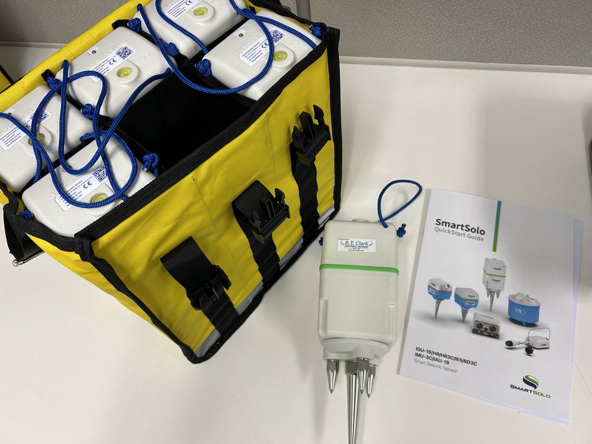 My nodes have arrived! I now have 30 SmartSolo nodes for passive seismic monitoring. Can't wait to start using these beauties in the field!