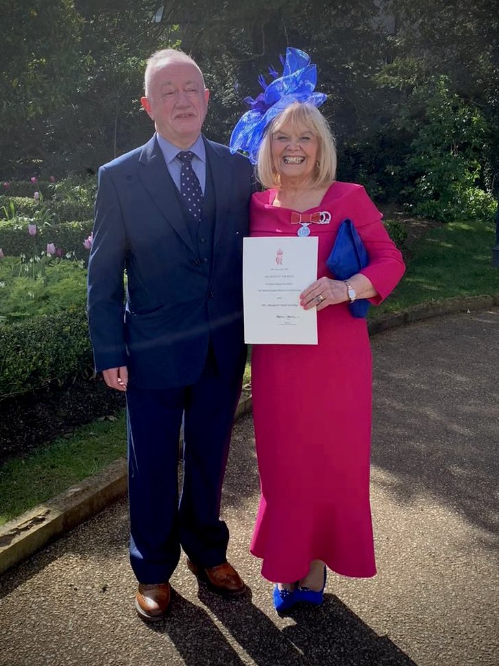 DrGerryG's tweet photo. There are Tuesdays &amp; then there are special Tuesdays

Our very own Margaret Sterling received her BEM honour at Hillsborough Castle today

Margaret is 1 in a million

Lots of love to Margaret, Wesley &amp; family from her colleagues &amp; students on this special day @QUBMedEd @QUBelfast https://t.co/SeZtSvhr7n
