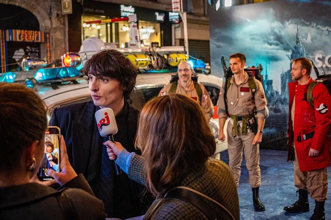 ⏪️ Finn Wolfhard at the 'Ghostbusters: Frozen Empire' Premiere at Le Grand Rex on March 19, 2024 in Paris, France. 📸: storm_dlp via IG