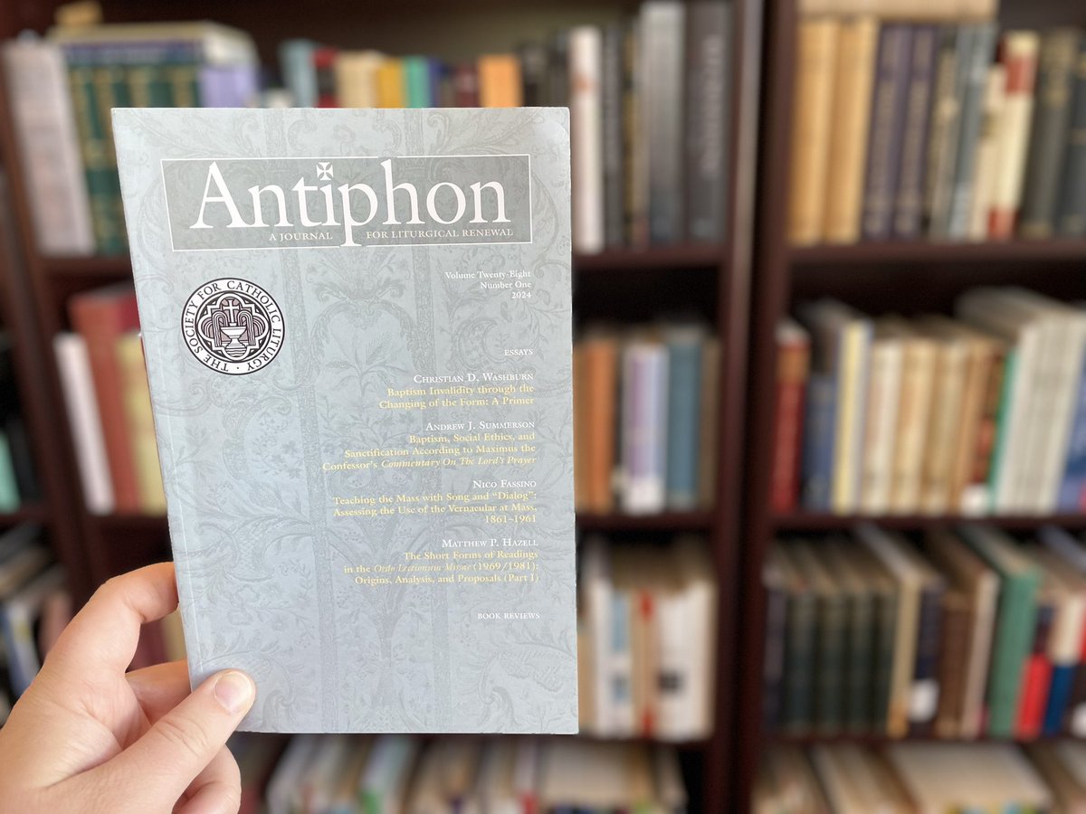🧐 The latest issue of Antiphon is now hitting the mailboxes of our members and subscribers. This is just one of the many benefits of membership of the Society. Have you considered joining? liturgysociety.org/page/Join