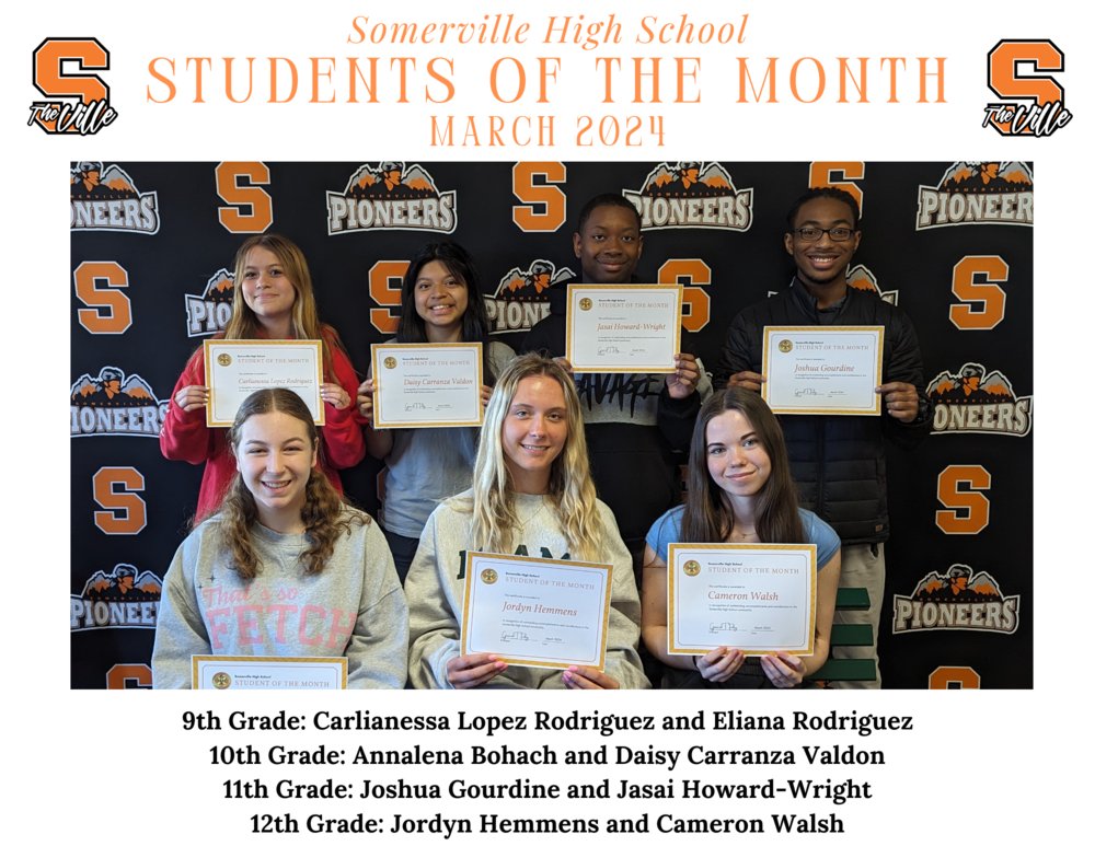 March Students of the Month somervilleschools.org/article/155436…