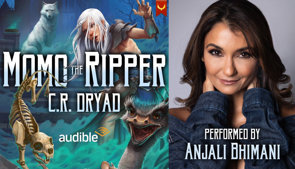 Fantasy fiction lovers! MOMO THE RIPPER, a hilarious and heartwarming adventure by C.R. Dryad is out TODAY through @AethonBooks on @audible_com and @AmazonKindle ! I fell in LOVE with this story & hero while recording it & I know you will too. Grab a copy and dive in with me!