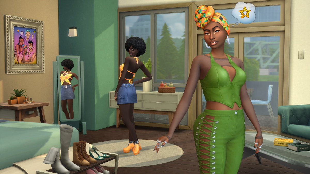 We’re proud to work with @Ebonix to create The Sims 4 #UrbanHomageKit, featuring pieces that blend the zeitgeist of eras past & her personal style. Read how this Kit came to be & the creative process behind the scenes straight from Ebonix: x.ea.com/79829 #YouMakeTheSims