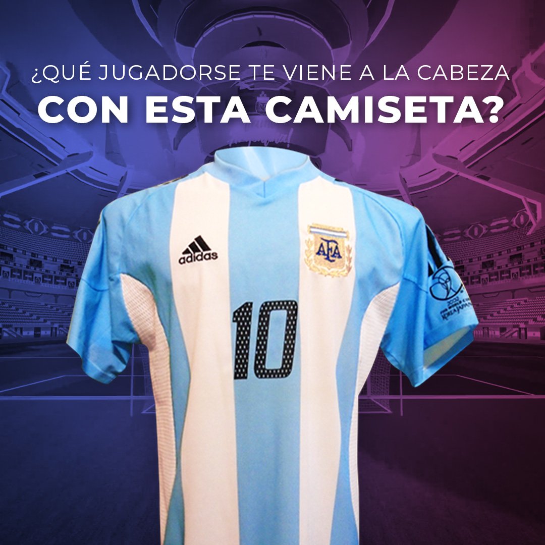 ¿En quién pensás? 🤔

¿Quién es el primer jugador que se te viene a la cabeza con esa camiseta? 🔥

Los leemos 👇

#seleccionargentinadefutbol #selecciónargentina #futbol #futbolargentino #futbolargentina