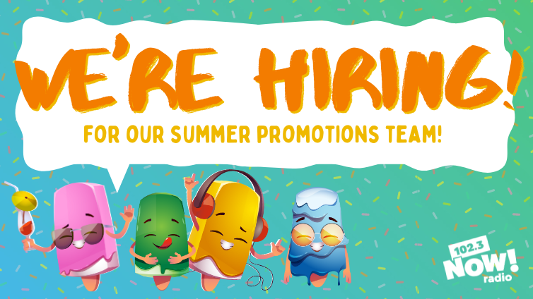 Do you love live radio? Making new friends and meeting new people? Are you constantly on social media? If you're looking for some casual work where you can gain experience in media, communication and content creation, check out our summer promo team: 1023nowradio.com/were-hiring/