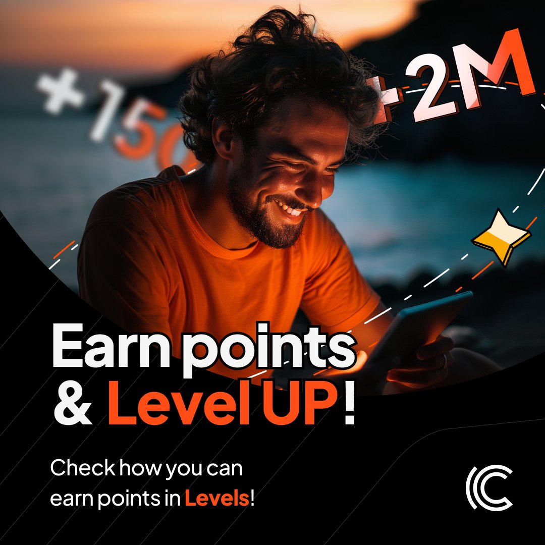🚀 Curious about earning Points in the upcoming Levels? It's all about volume, not the size of your wallet, creating an equal playing field for all. Swap trades double the Points and with XCM Boost, you can level up even faster by staking XCM. Learn more 👇🏼 #Levels #Coinmetro