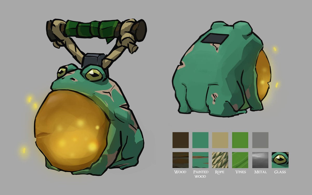 Every @SeaOfThieves Season adds content of note, and a clear highlight of Season 11 was the Fog-Piercing Frog Lantern! Learn more than you ever thought you needed to know about the making of the 'Frorb' with our latest From Concept to Cosmetic article: aka.ms/FCTCFrorb
