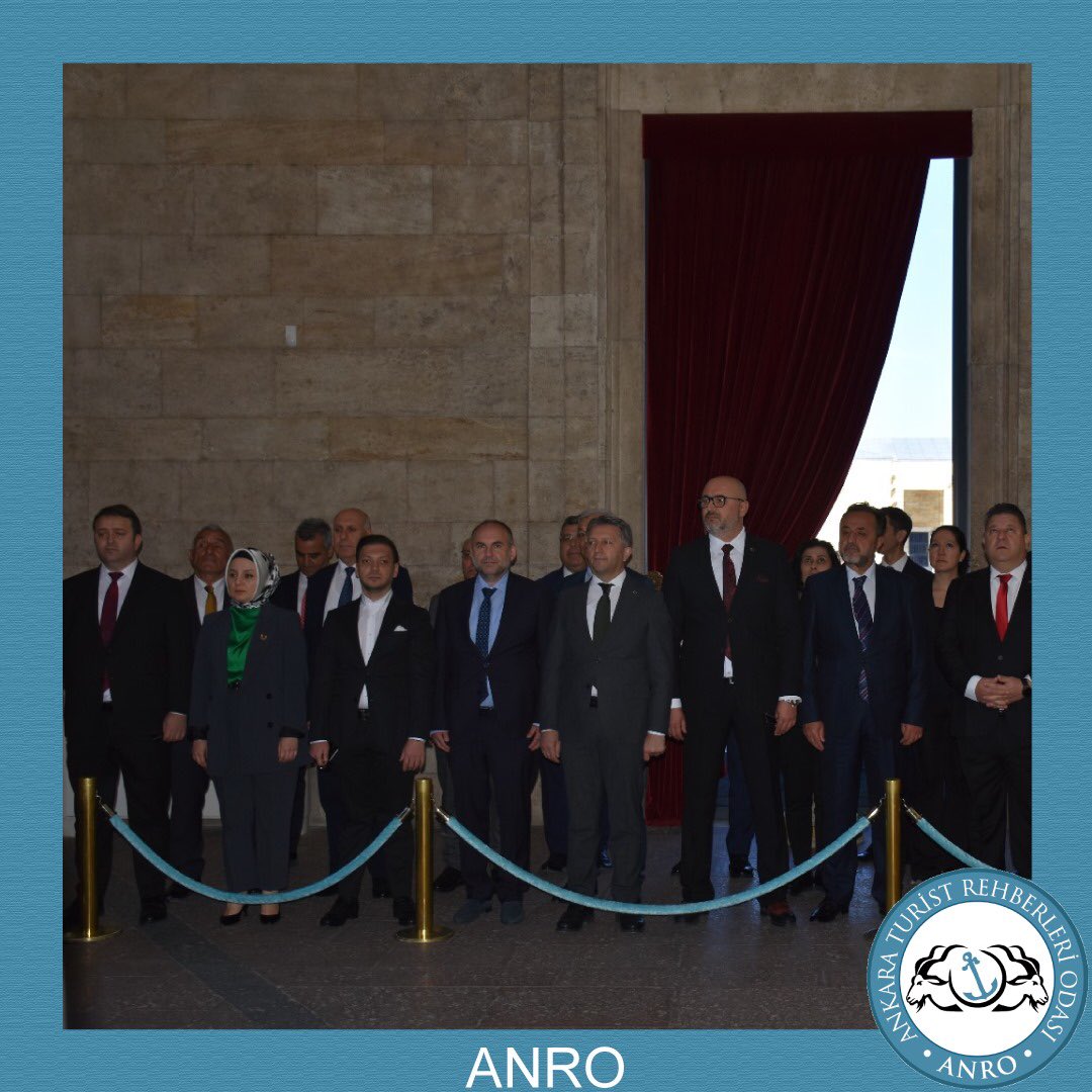 Turizm Haftası açılışı münasebetiyle Ankara Valiliği tarafından düzenlenen Anıtkabir ziyaretine, ANRO adına yönetim kurulu üyemiz Öznur Doksöz katılmıştır. Tüm turizm paydaşlarının Turizm Haftasını kutlar,  verimli bir sezon geçirmeyi temenni ederiz. 

#TurizmHaftası