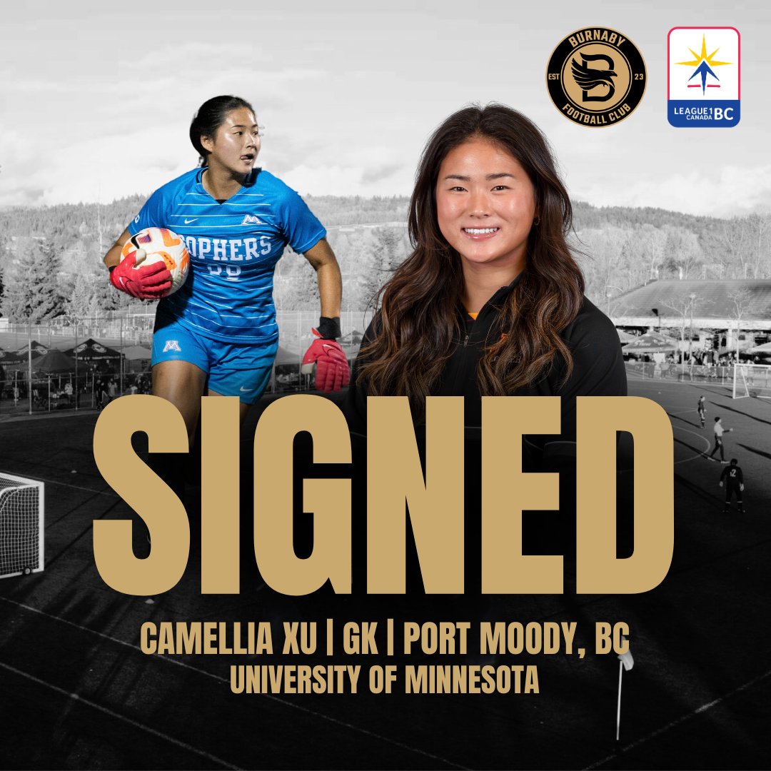 SIGNING ALERT 🚨🦅 
Burnaby FC is excited to announce the signing of Goalkeeper Camellia Xu from Port Moody, BC. 

Welcome, Camellia!