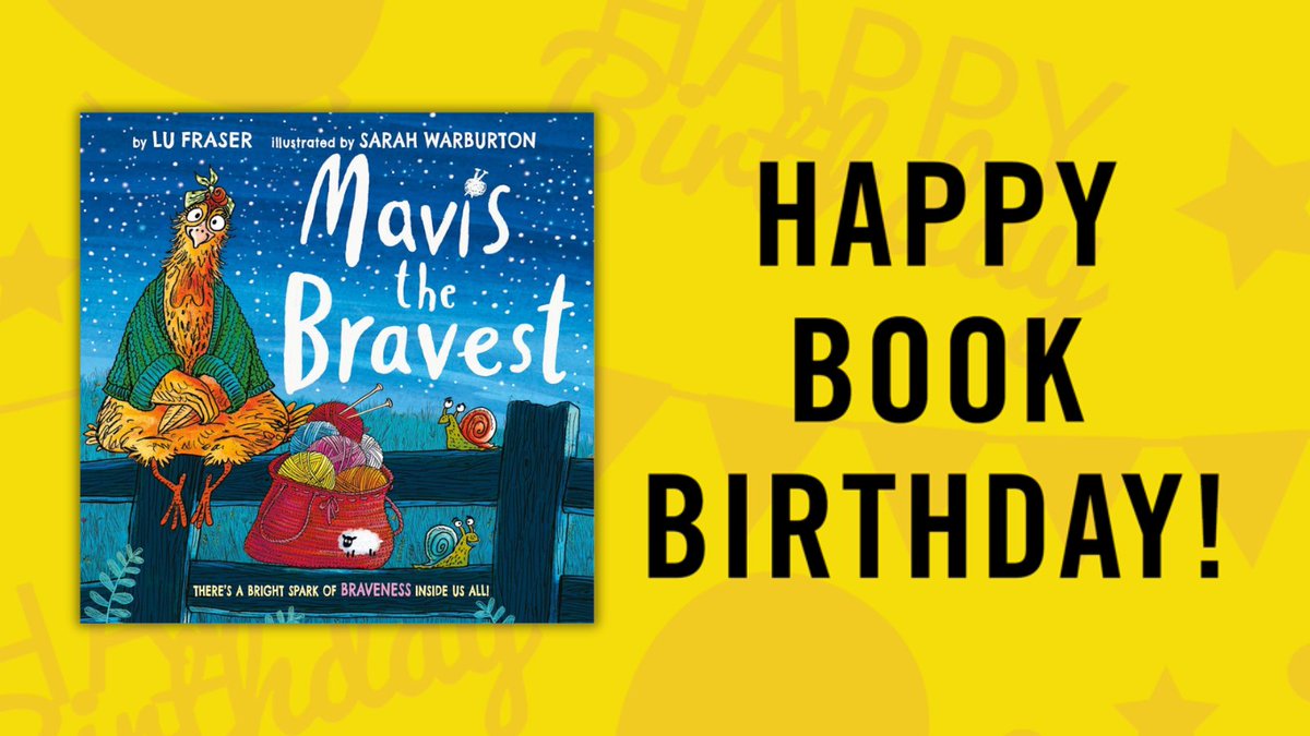 Mavis is a chicken who finds EVERYTHING scary, but when someone tries to steal her friend Sandra the sheep, she has to be brave. With a tractor, a lasso, and a lot of hen-durance, Mavis might just be a hero. MAVIS THE BRAVEST by @_lufraser & @SarahWarbie: bit.ly/4aCGXE1