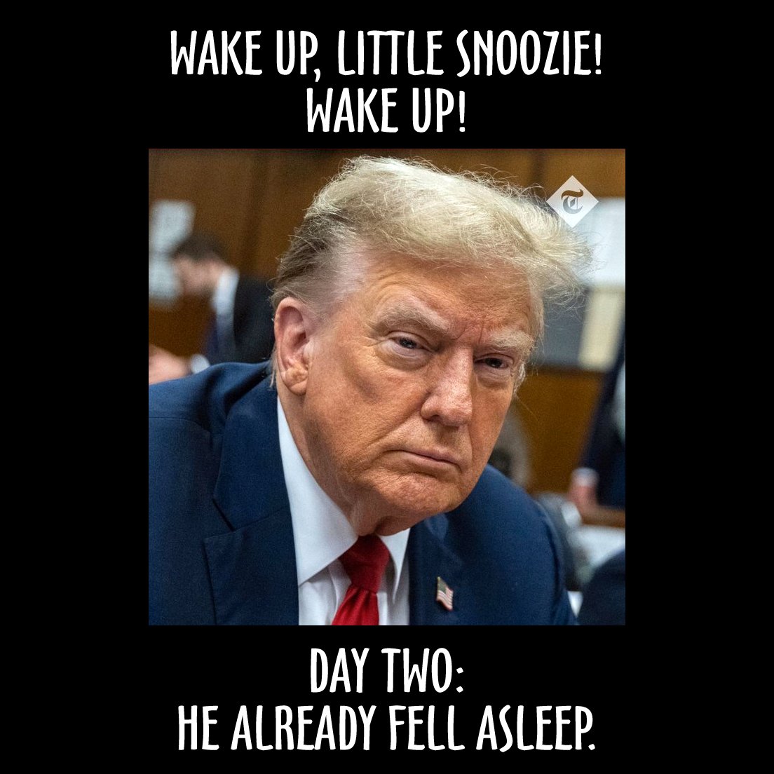 TheHausWorking's tweet photo. Mr. Trump... Mr. Trump...
HellllooOoooOOOo?
#SleepyDonald #Snoozie #LowLowEnergy #NoAdderall https://t.co/CLnmGVVvUF