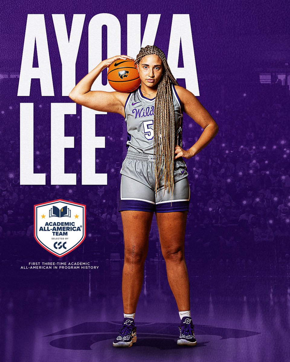K-State’s Lee Collects Third Career CSC Academic All-America Honor 📄 k-st.at/4azp2hG #KStateWBB x @Yokie50