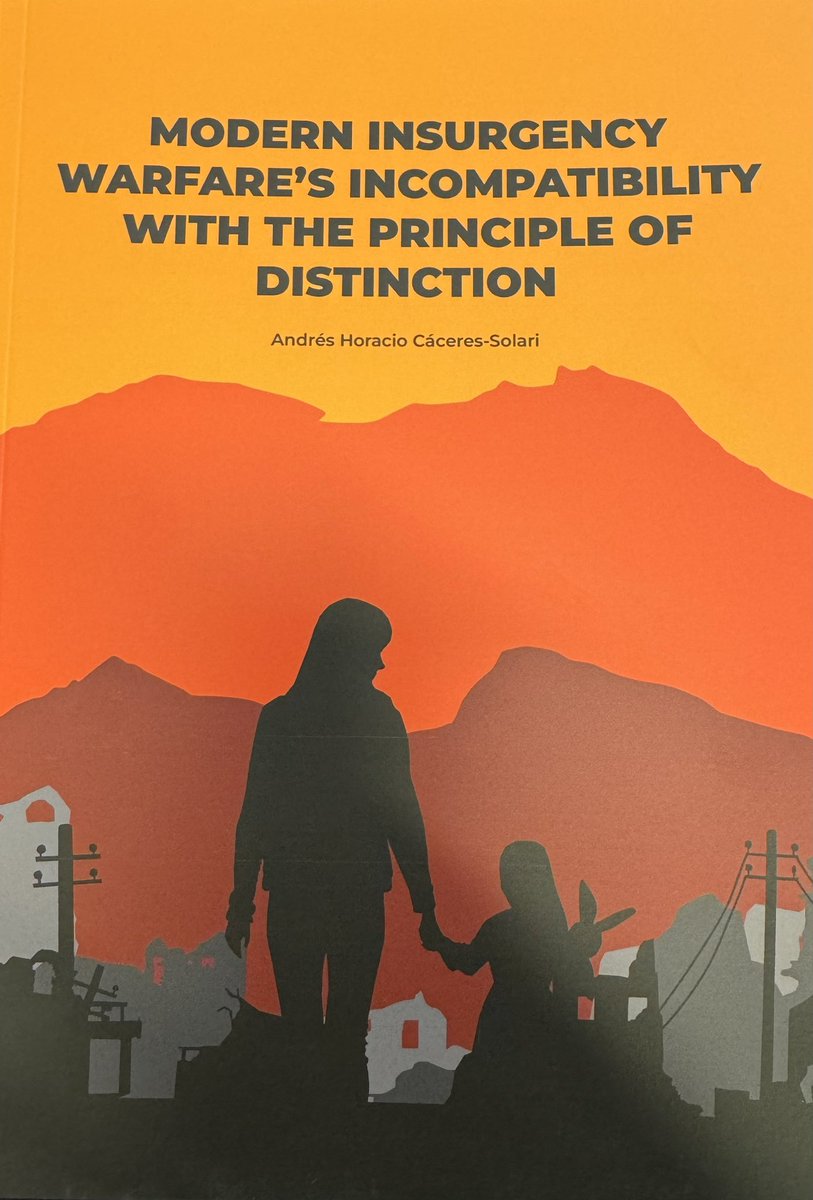 Today PhD defence by Andrés Cáceres-Solari @lawinmaastricht on Insurgency warfare and the principle of distinction. Many congratulations to the #YoungDoctor 🎉👋