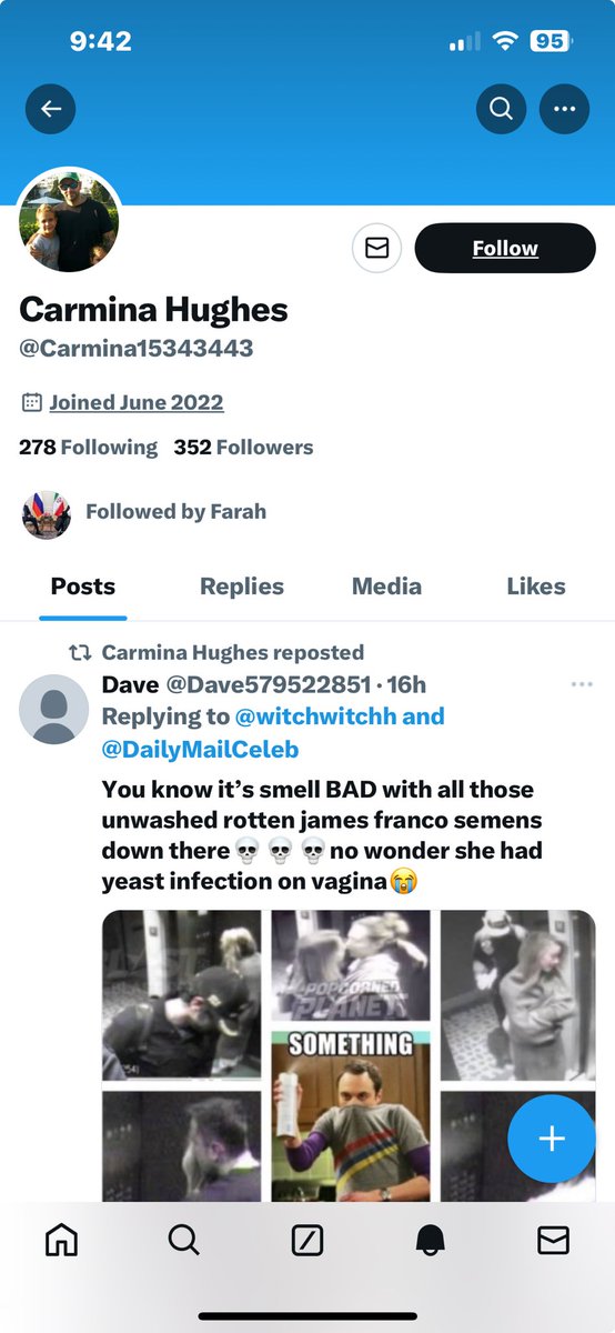 tigerfly22's tweet photo. Example of a fly: 🪰 -name &amp; profile pic mismatched. Appears to be mostly anti-female &amp; anti-heard media, though the profile name is clearly “female” - 🚩 #eFly https://t.co/PuwtT9196D