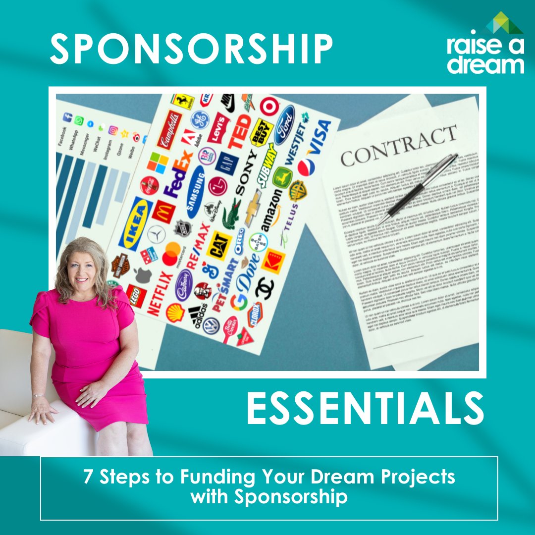 If you want to learn the rookie #sponsorship mistakes to avoid, how to find and research the right-fit sponsors, and how to prepare for your conversations with them, this online opportunity is essential for you: go.raiseadream.com/SponsorshipEss… #GetSponsored #FundYourDreams