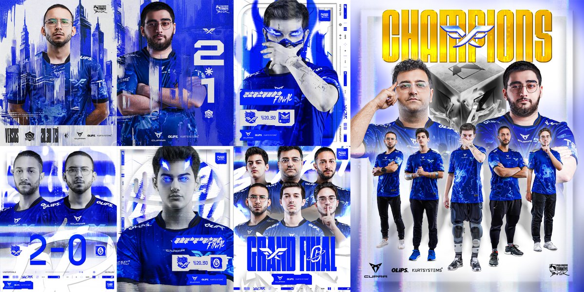 🎨 Challengers League 2024 Türkiye Birlik: Split 1 is done. Here are the poster designs I've made for @firefluxesports during the tournament! 💝 You can support me by Following, RT'ing, dropping a comment, and liking! #BURNTHERULES 🔥