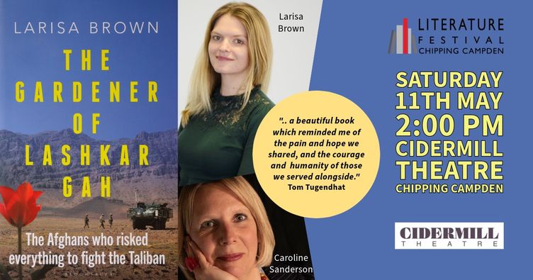 Spread the word @refugeesnews1: @MHottak who features in THE GARDENER OF LASHKAR GAH is joining @larisamlbrown & @CaroSanderson in N #COTSWOLDS 11 May. #Afghans can email vicky@campdenlitfest.co.uk for free tickets everyone else more info & booking here: chippingcampden.ticketsolve.com/ticketbooth/sh…